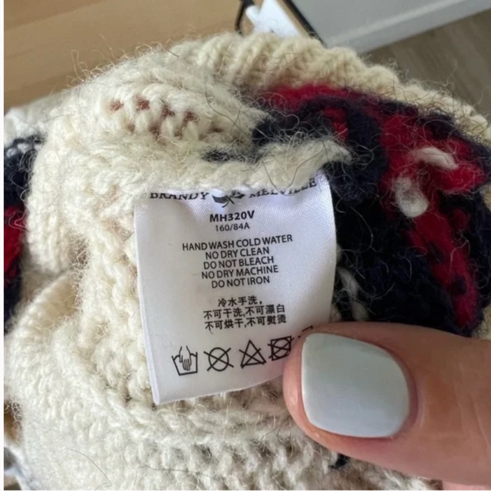 Brandy Melville Wool Nikki Striped Sweater - Picture 4 of 8